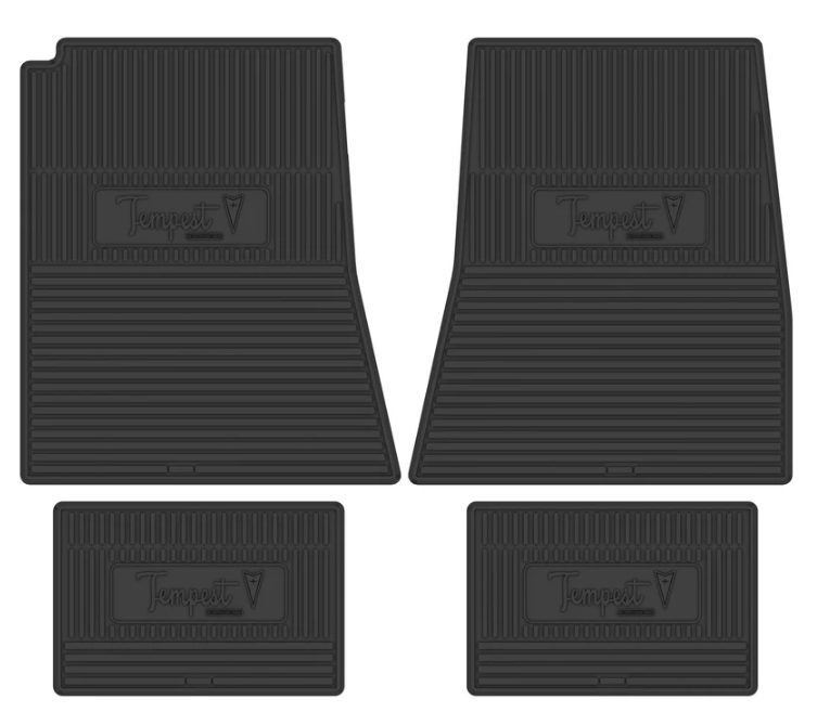 1966 Pontiac Tempest Custom Next Generation Custom Vintage Rubber Floor Mats Package